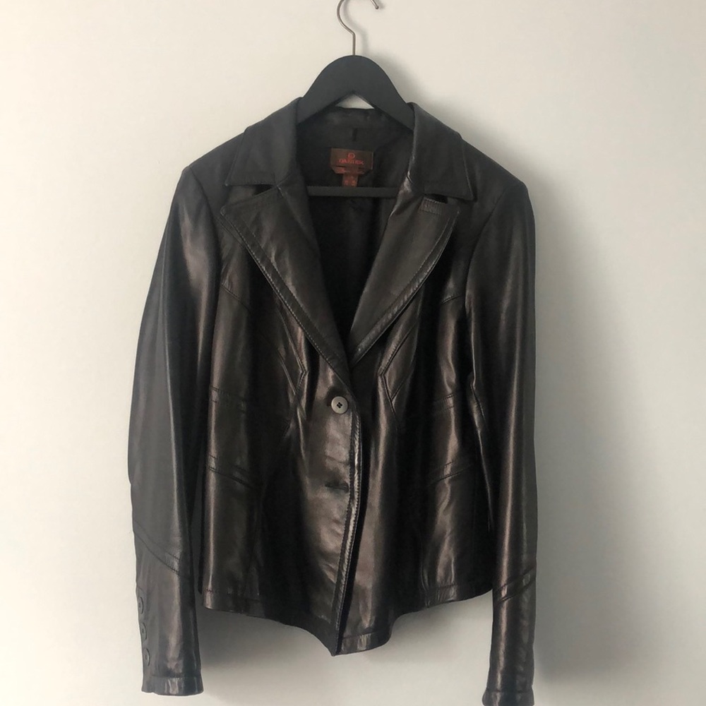 Leather jacket